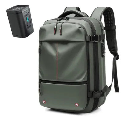 Travel Backpack Men's Business Multifunction Computer Bag Vacuum Compression Large-capacity Backpack - Rokkaku 18 online shop