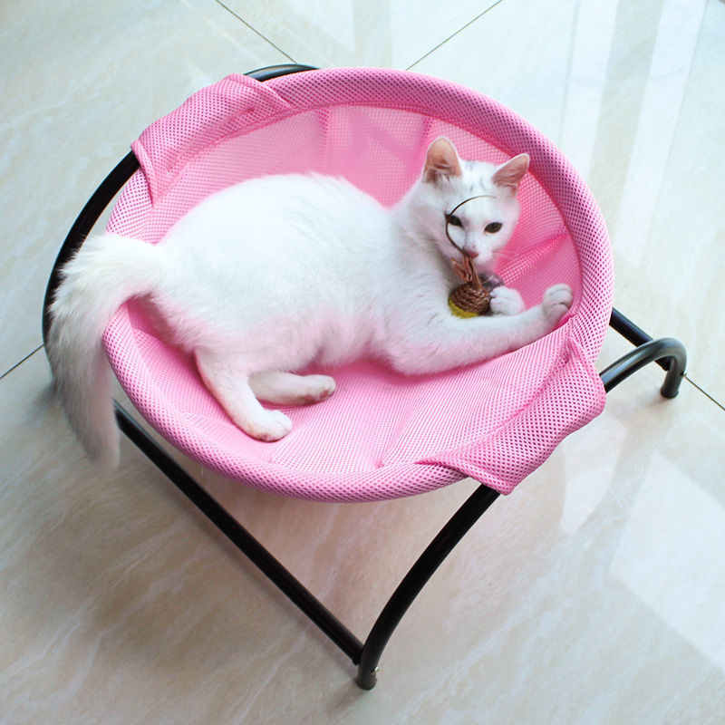 Cat Hammock Bed Free-Standing Cat Sleeping Cat Bed Cat Supplies Pet Supplies Whole Wash Stable Structure Detachable Excellent Breathability Easy Assembly Indoors Outdoors - Rokkaku 18 online shop