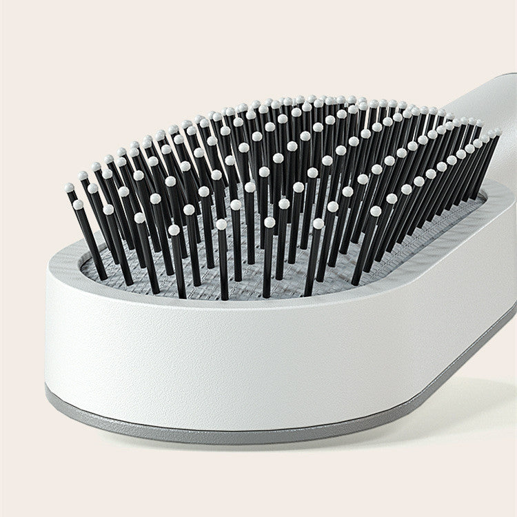 Self Cleaning Hair Brush For Women One-key Cleaning Hair Loss Airbag Massage Scalp Comb Anti-Static Hairbrush - Rokkaku 18 online shop