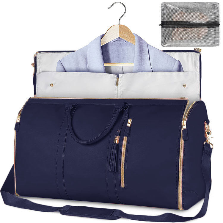 Large Capacity Travel Duffle Bag Women's Handbag Folding Suit Bag Waterproof Clothes Totes - Rokkaku 18 online shop