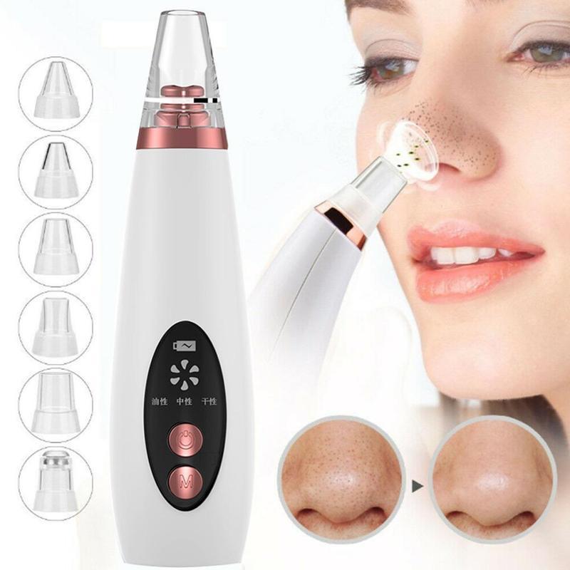 Blackhead Pore Vacuum Cleaner Nose Cleanser Blackheads Remover Blackhead Acne Removal Button Face Suction Beauty Skin Care Tool - Rokkaku 18 online shop