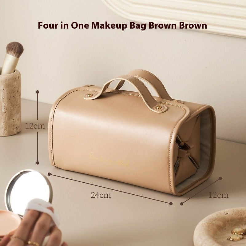 New Folding Cosmetic Bag Large Capacity Portable Handbag Waterproof Travel Storage Washing Bag For Women - Rokkaku 18 online shop