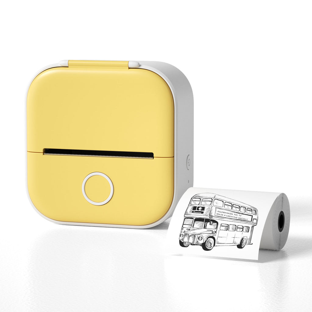 Portable Mini Thermal Label Printer Home Photo Printer Student Wrong Question Printer Bluetooth-compatible Mini Label Printer Price Tag - Rokkaku 18 online shop