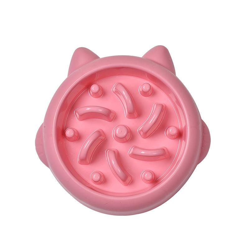 Pet Dog Cat Slow Feeder Bowls Anti Choking Slow Feeder Dish Bowl Home Dog Eating Plate Anti Gulping Bowl Supplies - Rokkaku 18 online shop