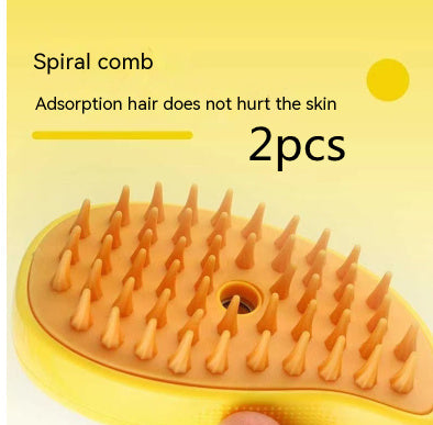 3 In 1 Cat Steam Brush Steamy Dog Brush Electric Spray Cat Hair Brushes For Massage Pet Grooming Comb Hair Removal Combs - Rokkaku 18 online shop