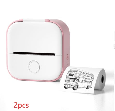 Portable Mini Thermal Label Printer Home Photo Printer Student Wrong Question Printer Bluetooth-compatible Mini Label Printer Price Tag - Rokkaku 18 online shop