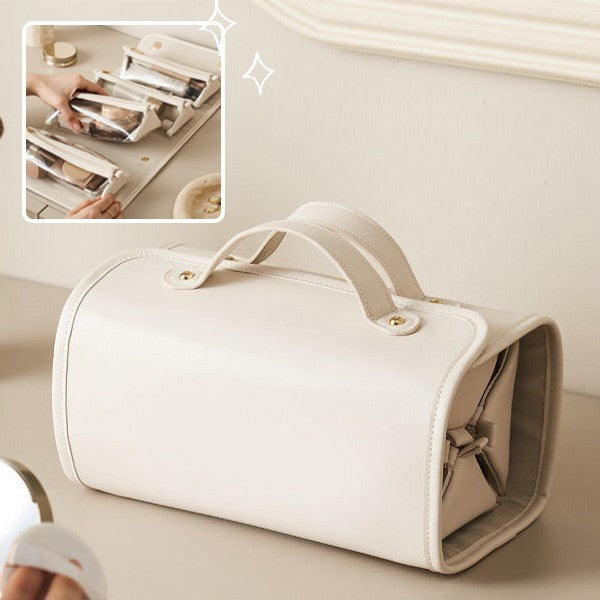 New Folding Cosmetic Bag Large Capacity Portable Handbag Waterproof Travel Storage Washing Bag For Women - Rokkaku 18 online shop