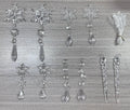 10pcs Christmas Tree Hanging Pendants Acrylic Ice Strip Snow Ceiling Xmas Ornaments New Year Christmas Decoration Home Decor - Rokkaku 18 online shop