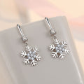 Temperament Snowflake Earrings With Rhinestones Fashion Personalized Christmas Earrings For Women Jewelry - Rokkaku 18 online shop