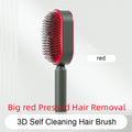 Self Cleaning Hair Brush For Women One-key Cleaning Hair Loss Airbag Massage Scalp Comb Anti-Static Hairbrush - Rokkaku 18 online shop
