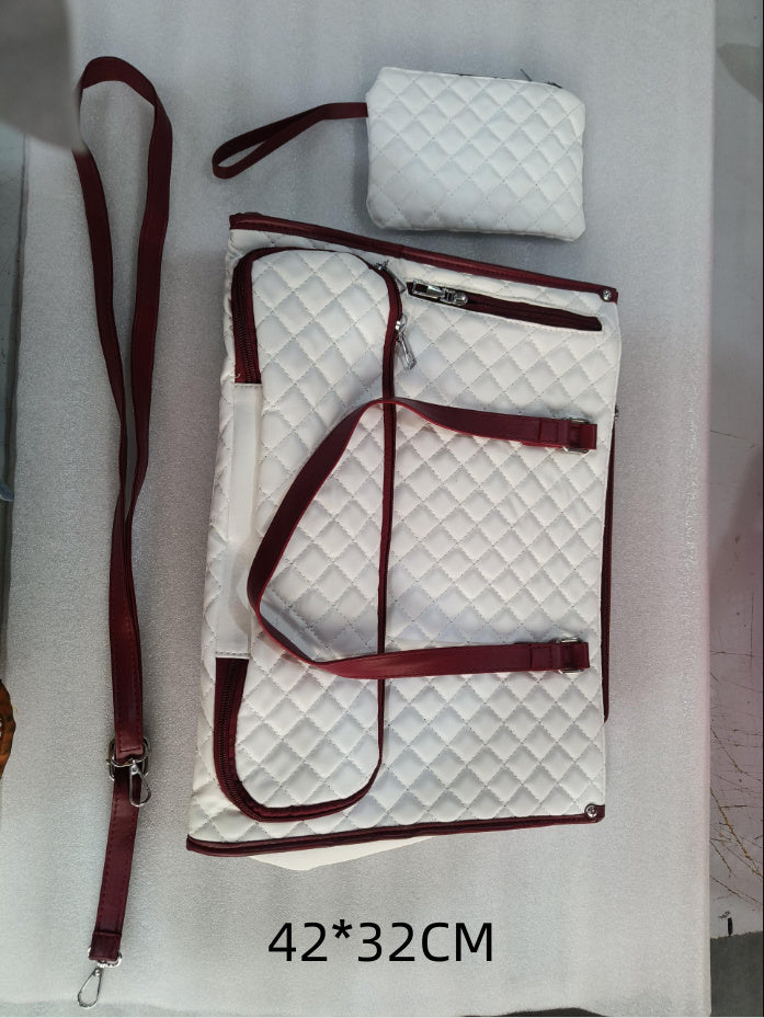 Fashionable Lunch Tote Bag Women's Thermal Insulation Lunch Box Leak-proof Crossbody Computer Storage Bag Quilted Large Capacity Handbag With Purse - Rokkaku 18 online shop