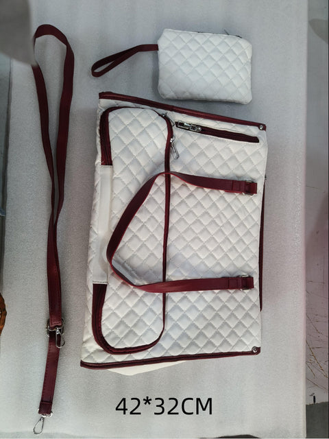 Fashionable Lunch Tote Bag Women's Thermal Insulation Lunch Box Leak-proof Crossbody Computer Storage Bag Quilted Large Capacity Handbag With Purse