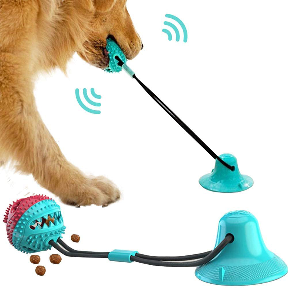 Dog Toys Silicon Suction Cup Tug Interactive Dog Ball Toy For Pet Chew Bite Tooth Cleaning Toothbrush Feeding Pet Supplies - Rokkaku 18 online shop