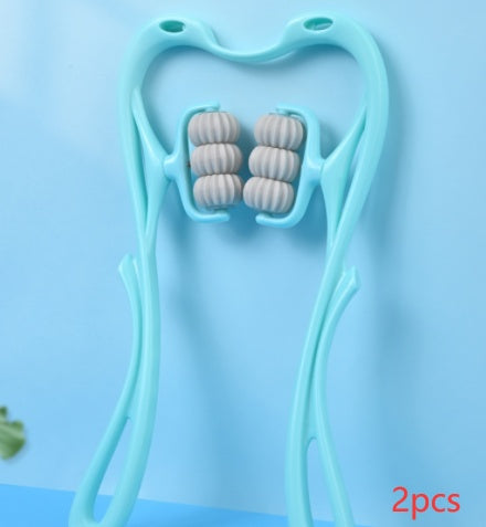 Multifunctional Manual Six-wheel Neck Massager Massage Relieve Roller Massage Tool - Rokkaku 18 online shop