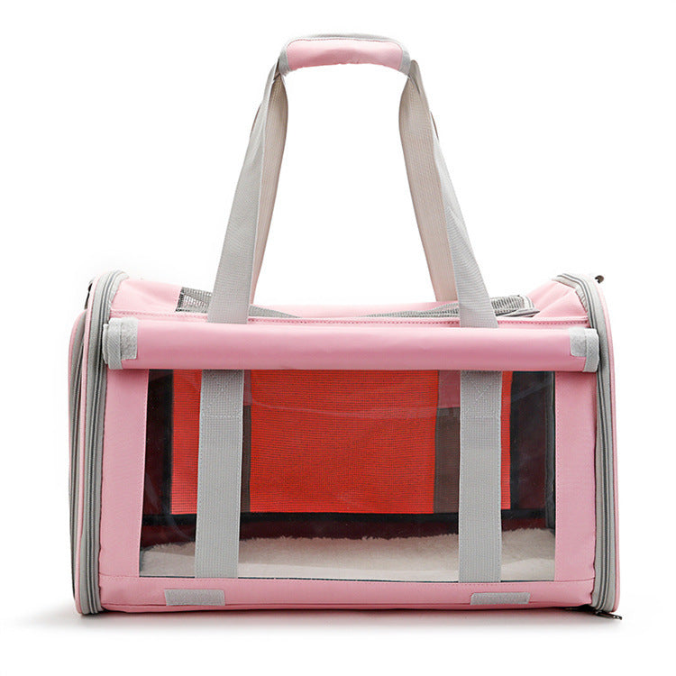 Outdoor Portable Pet Bag Transparent Breathable Foldable Pet Bag - Rokkaku 18 online shop