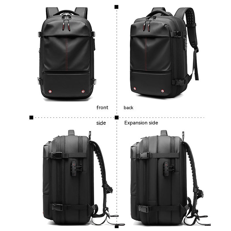 Travel Backpack Men's Business Multifunction Computer Bag Vacuum Compression Large-capacity Backpack - Rokkaku 18 online shop