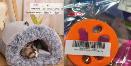 New Splice Portable Pet Nest Portable Autumn And Winter Warm Dog Nest Moisture-proof Long Fur Cat Nest Cross Border Pet Nest - Rokkaku 18 online shop