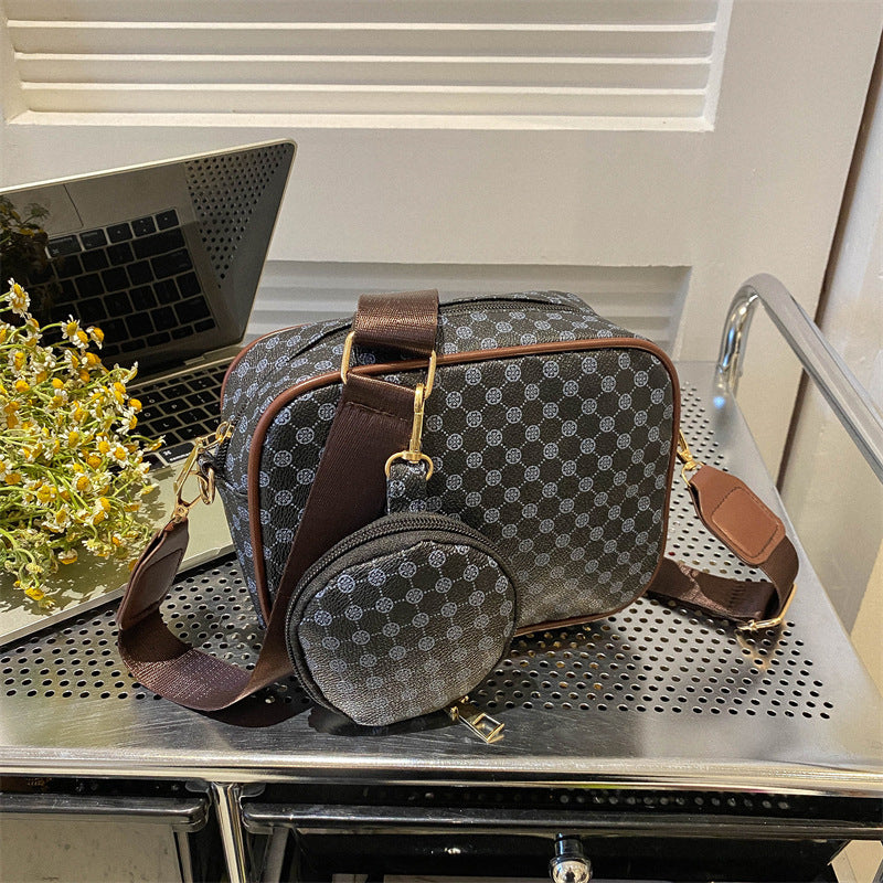 Vintage Pattern Crossbody Bags For Women Shoulder Shell Bag Trend Small Purse And Handbag Luxury Designer Female Square Bag Women's Bag - Rokkaku 18 online shop