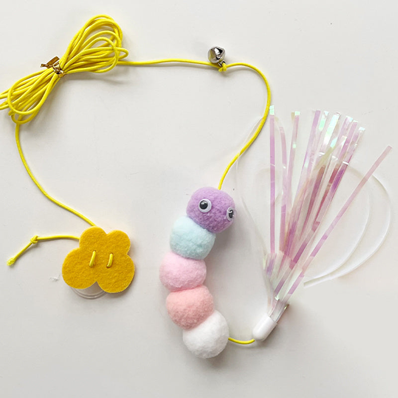 Cat Toys Simulated Cute Toys Funny Self-hey Interactive Toy Rope Grabbing Mouse Telescopic Hanging Cat Pet Supplies - Rokkaku 18 online shop