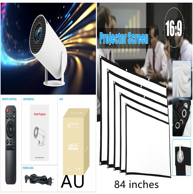 HY300 Pro Projector Home Theater Entertainment Portable Small Projector - Rokkaku 18 online shop