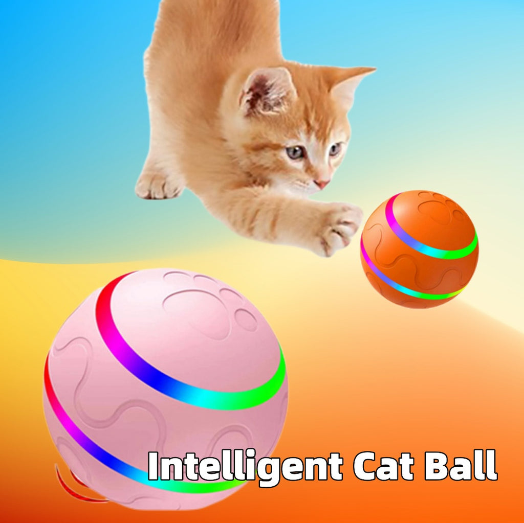 Pet New Cat Wicked Ball Toy Intelligent Ball USB Cat Toys Self Rotating Ball Automatic Rotation Ball - Rokkaku 18 online shop