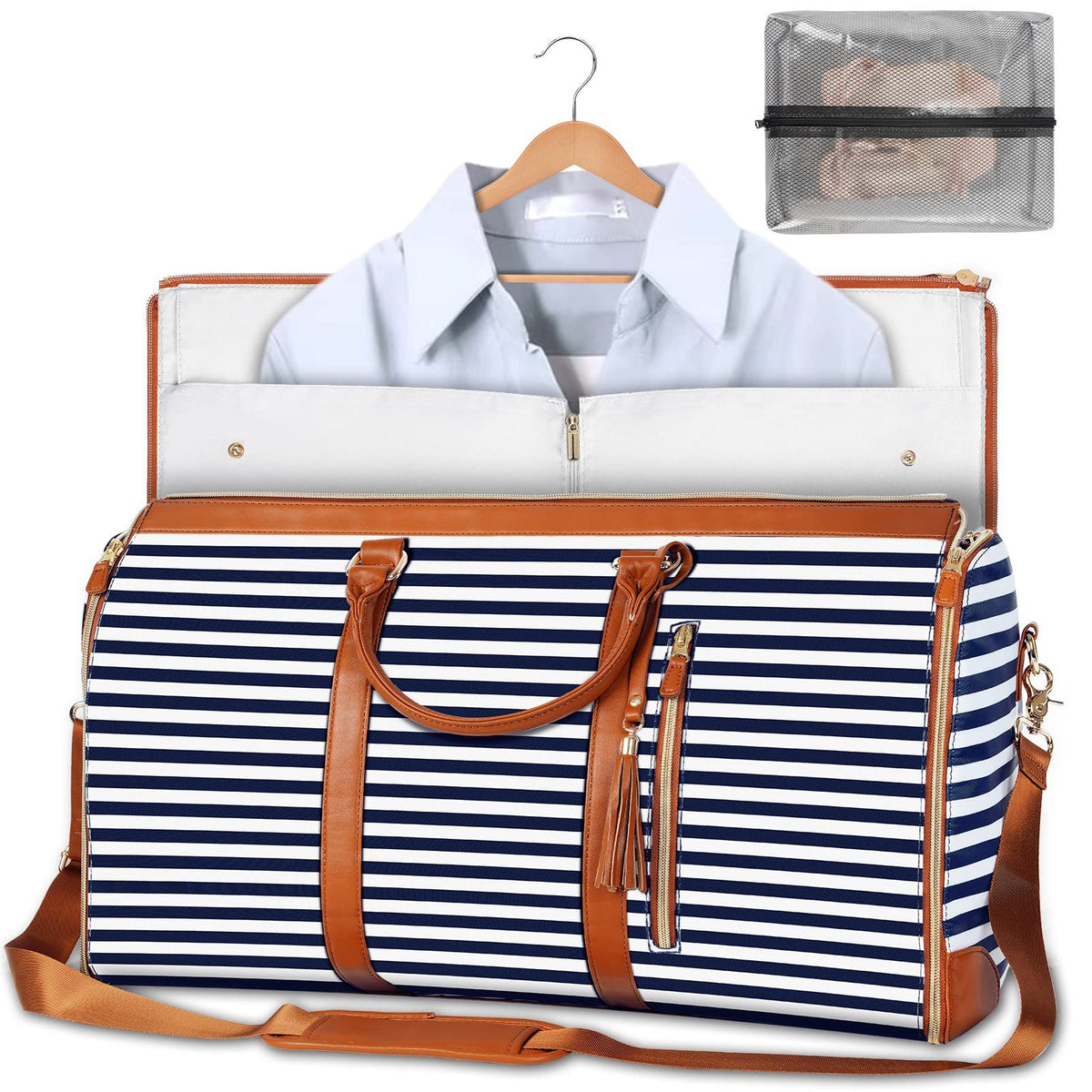 Large Capacity Travel Duffle Bag Women's Handbag Folding Suit Bag Waterproof Clothes Totes - Rokkaku 18 online shop