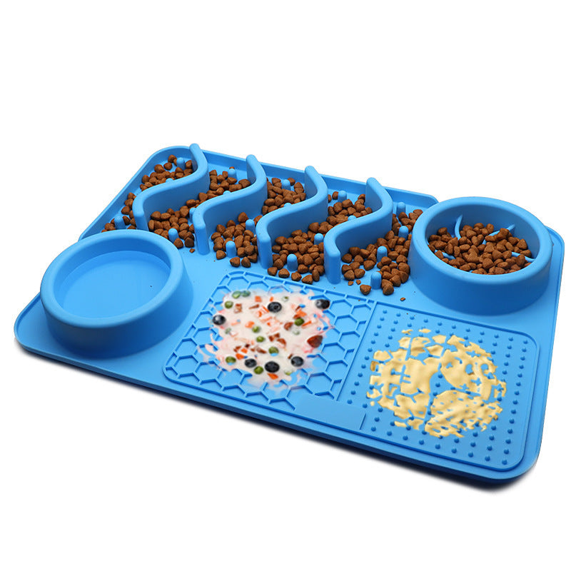Dog Silicone Licking Pad Pet Licking Mat Silicone Smelling Mat Multifunctional Food Bowl Pets Supplies - Rokkaku 18 online shop