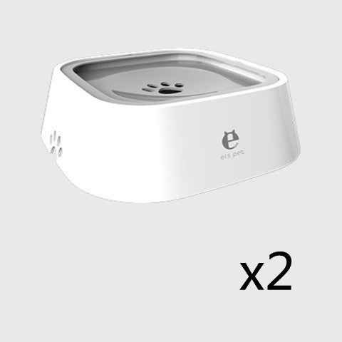 1.5L Cat Dog Water Bowl Carried Floating Bowl Anti-Overflow Slow Water Feeder Dispenser Pet Fountain ABS&PP Dog Supplies - Rokkaku 18 online shop