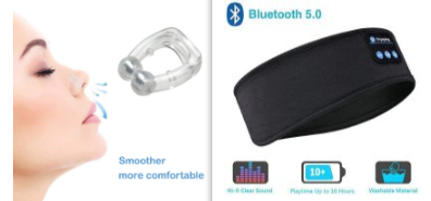 Wireless Bluetooth sleep headphones black headband with Bluetooth 5.0 for smooth comfortable wear