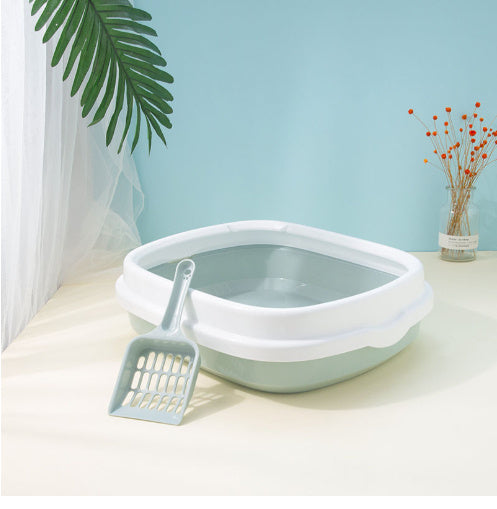 Large Cat Litter Box Detachable Anti-splashing Cat Litter Box Cat Pet Supplies - Rokkaku 18 online shop