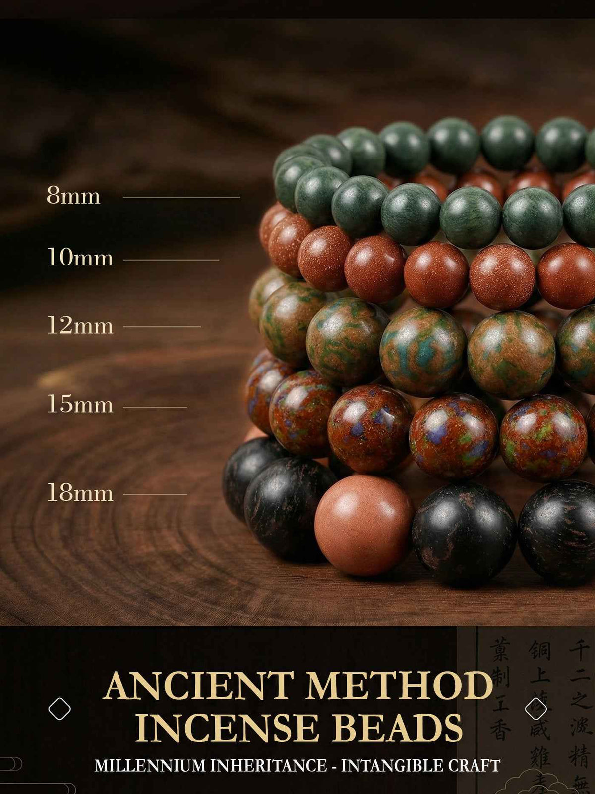 Traditional Chinese Medicine Jewelry Bead Bracelet