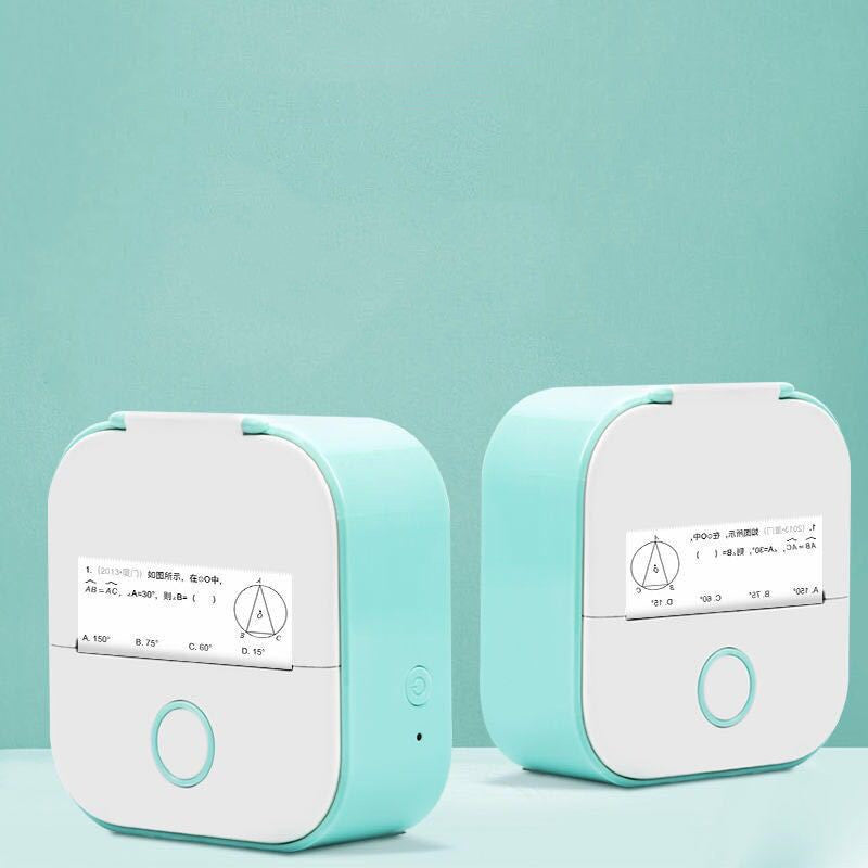 Portable Mini Thermal Label Printer Home Photo Printer Student Wrong Question Printer Bluetooth-compatible Mini Label Printer Price Tag - Rokkaku 18 online shop