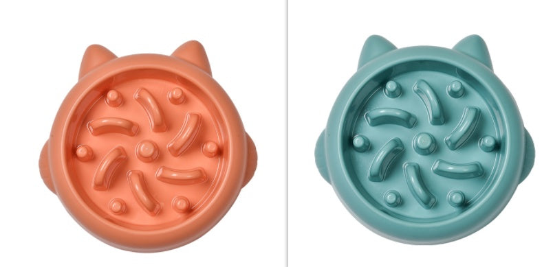 Pet Dog Cat Slow Feeder Bowls Anti Choking Slow Feeder Dish Bowl Home Dog Eating Plate Anti Gulping Bowl Supplies - Rokkaku 18 online shop