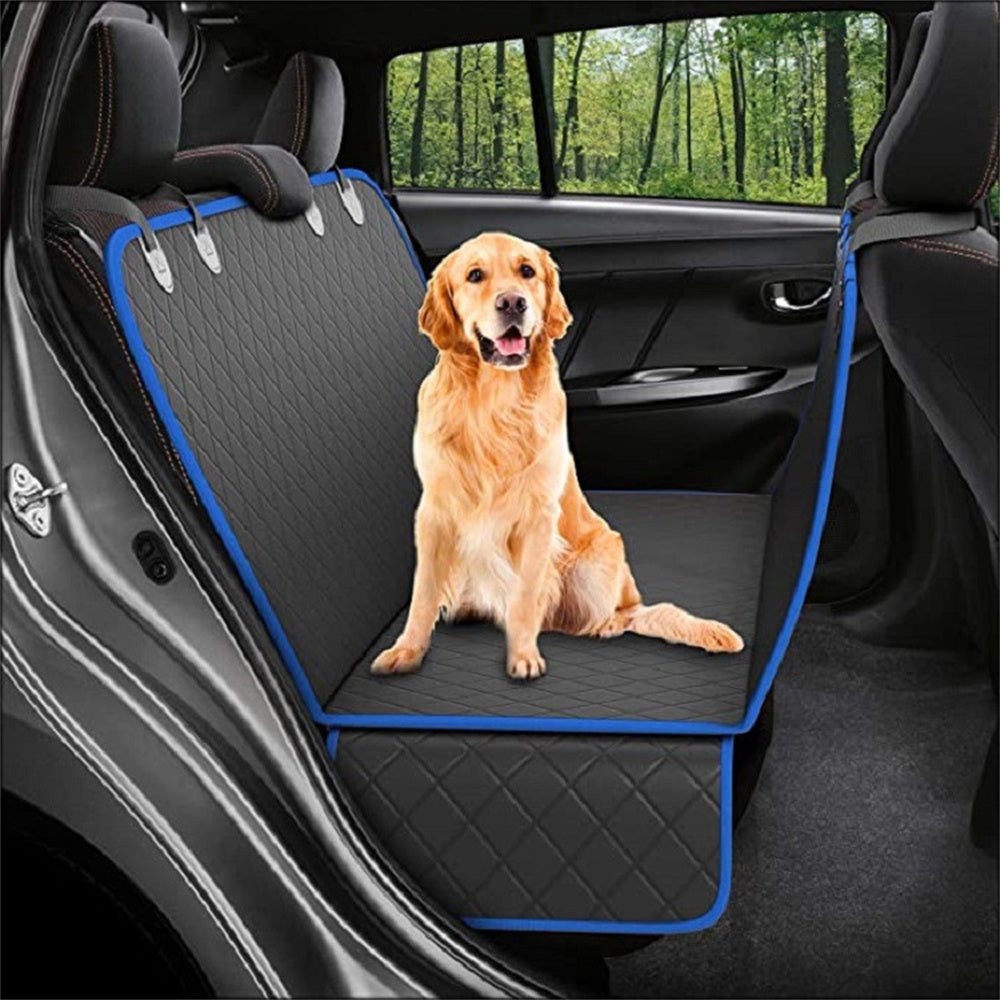 Dog Car Seat Cover View Mesh Pet Carrier Hammock Safety Protector Car Rear Back Seat Mat With Zipper And Pocket For Travel - Rokkaku 18 online shop