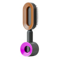 Self Cleaning Hair Brush For Women One-key Cleaning Hair Loss Airbag Massage Scalp Comb Anti-Static Hairbrush - Rokkaku 18 online shop