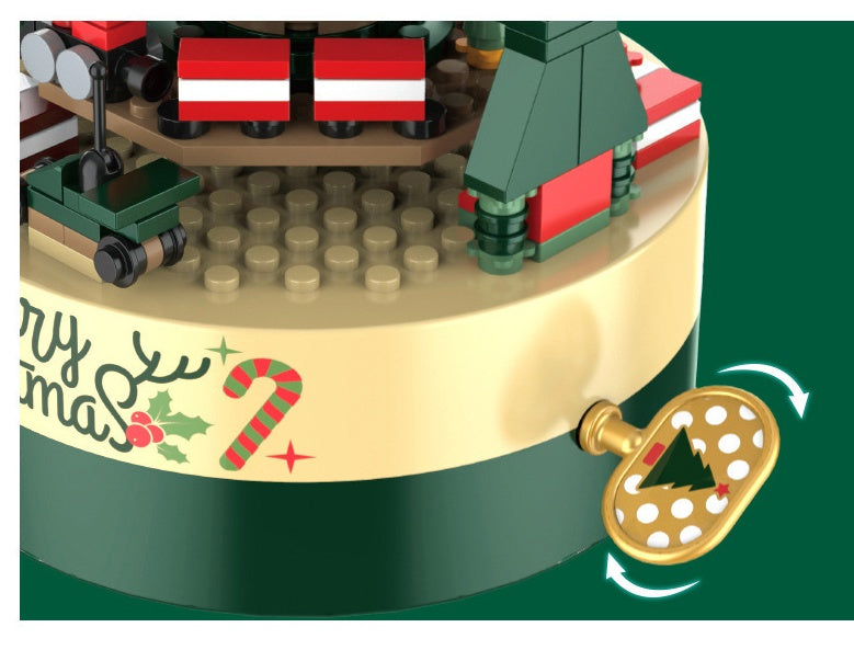 Christmas Tree Blocks Spin Music Box Blocks - Rokkaku 18 online shop