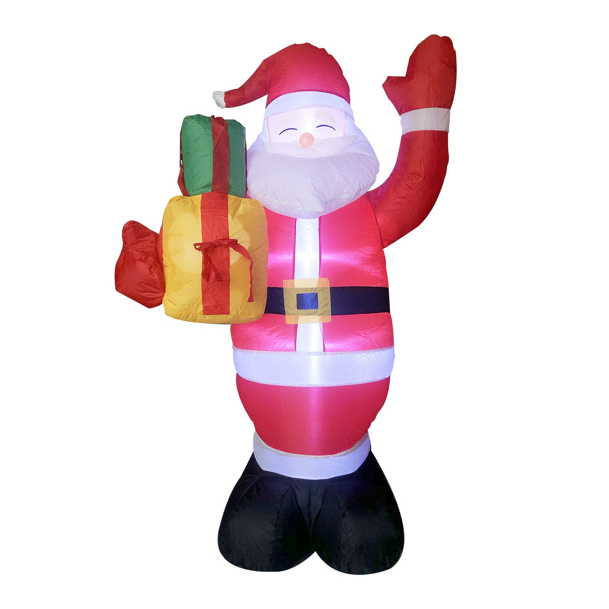Christmas LED Lights Glowing Santa Tree Snowman Inflatable Doll Outdoor Yard Garden Decor - Rokkaku 18 online shop