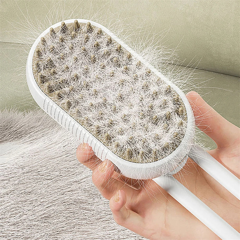 Cat Steam Brush Steamy Dog Brush 3 In 1 Electric Spray Cat Hair Brushes For Massage Pet Grooming Comb Hair Removal Combs Pet Products - Rokkaku 18 online shop