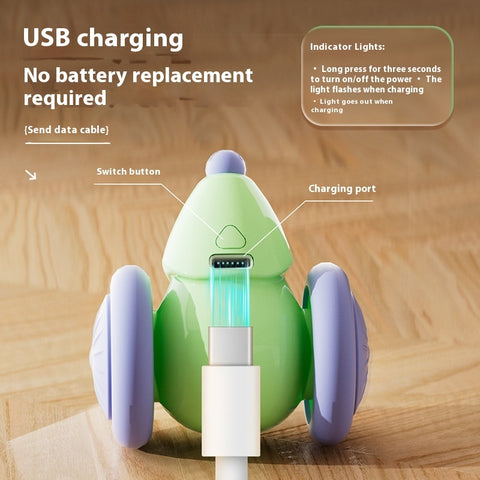 Pet Toys Interactive Cat Toy Electric Mouse Car - Automatic Teaser With Intelligent Obstacle Avoidance Pet Products