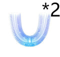 360 Degrees Intelligent Automatic Electric  Toothbrush Waterproof U Type Tooth Brush Whitening Blue Light USB Charging - Rokkaku 18 online shop