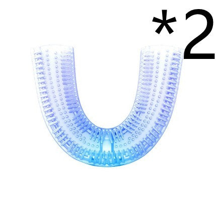 360 Degrees Intelligent Automatic Electric  Toothbrush Waterproof U Type Tooth Brush Whitening Blue Light USB Charging - Rokkaku 18 online shop