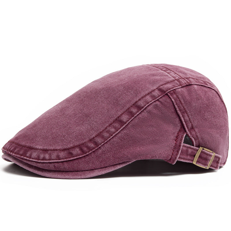 Retro Washed Denim Hat Cowboy Beret Fashion Casual Baseball Cap - Rokkaku 18 online shop