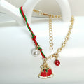 New Christmas Snowman Santa Claus Tree Snowflake Elk Bracelet Christmas Gift Charm Bracelet Chain Pendant For Women New Year Fashion Gift - Rokkaku 18 online shop