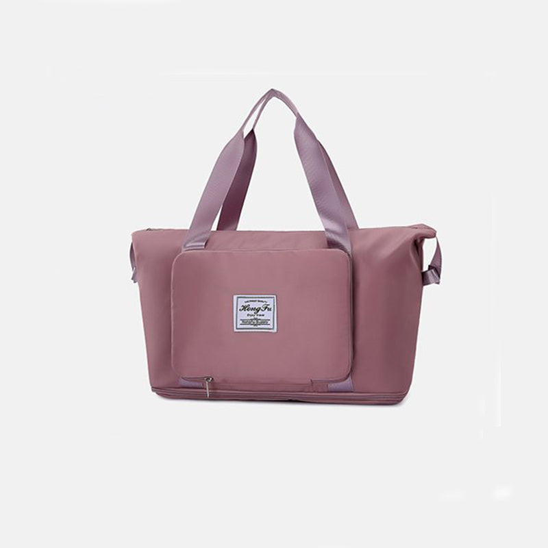 Foldable Storage Travel Bag Waterproof Large Capacity Gym Fitness Bag Weekender Overnight For Women - Rokkaku 18 online shop