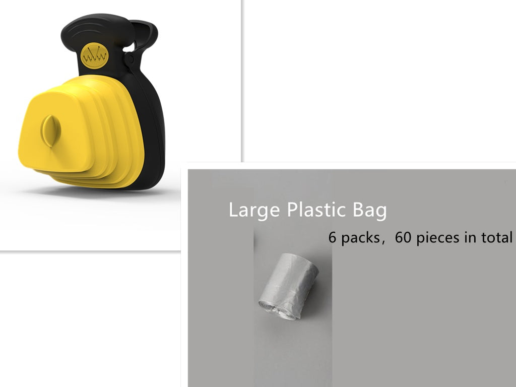 Pet Dog Poop Bag Dispenser Travel Foldable Poop Spoon - Rokkaku 18 online shop