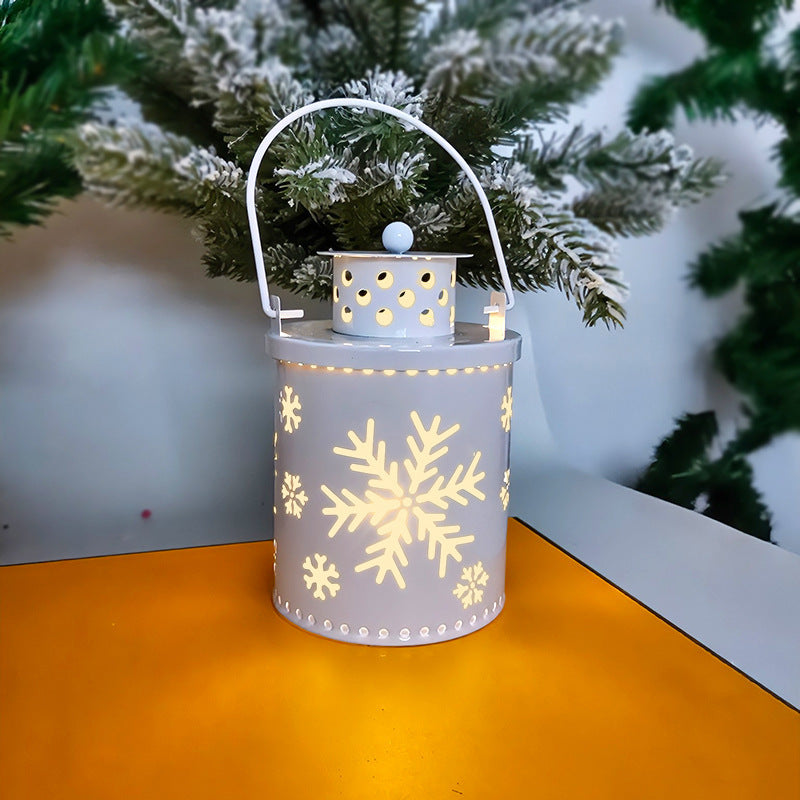 Christmas Candle Lights LED Small Lanterns Wind Lights Electronic Candles Nordic Style Creative Holiday Decoration Decorations - Rokkaku 18 online shop