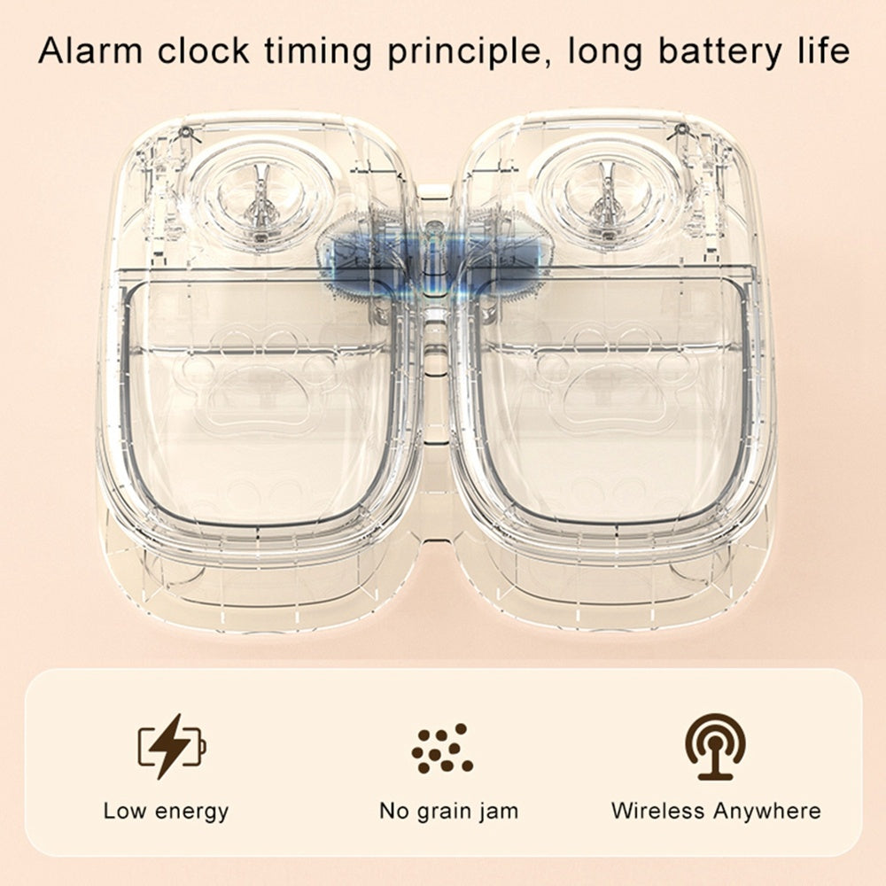 Automatic Pet Feeder Smart Food Dispenser For Cats Dogs Timer Stainless Steel Bowl Auto Dog Cat Pet Feeding Pets Supplies - Rokkaku 18 online shop