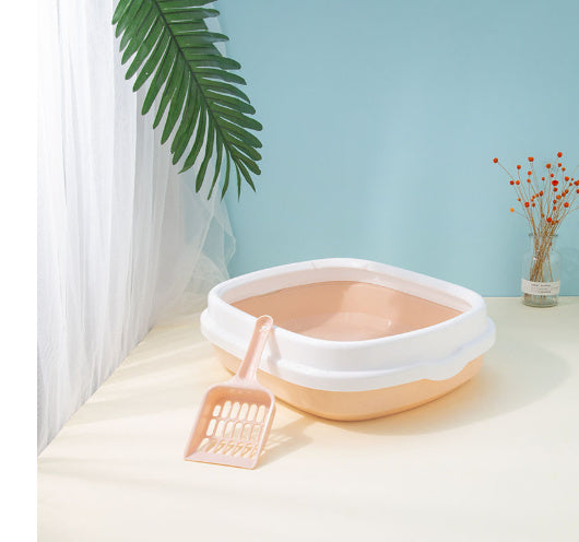 Large Cat Litter Box Detachable Anti-splashing Cat Litter Box Cat Pet Supplies - Rokkaku 18 online shop