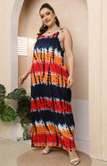 Women's Plus Size Sleeveless Long Dress
