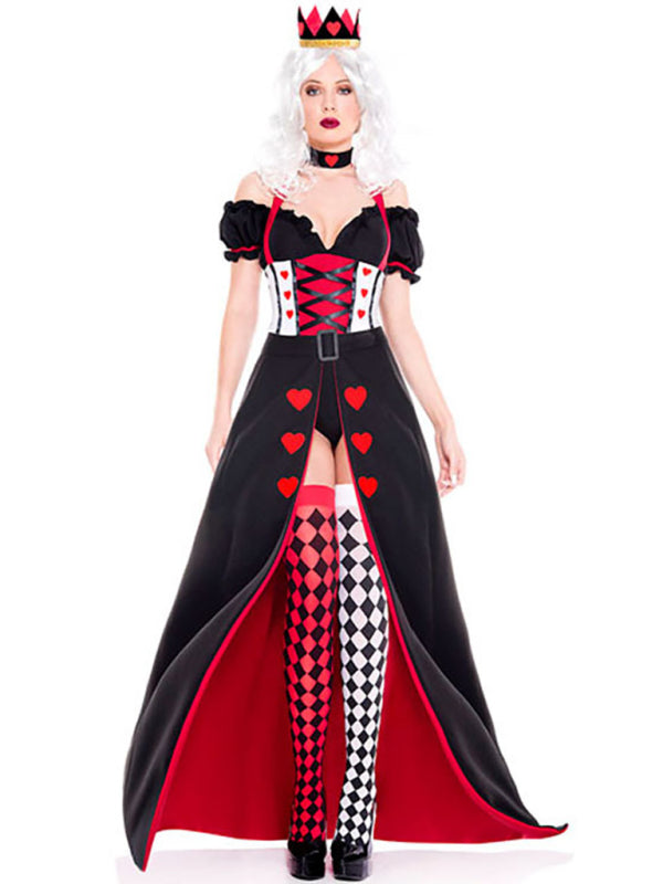 Medieval Princess Ball Heart Queen Costume Halloween Costume (Socks Not Included) - Rokkaku 18 online shop